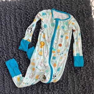 EUC Little Sleepies Party Animals Zippy 12-18 month